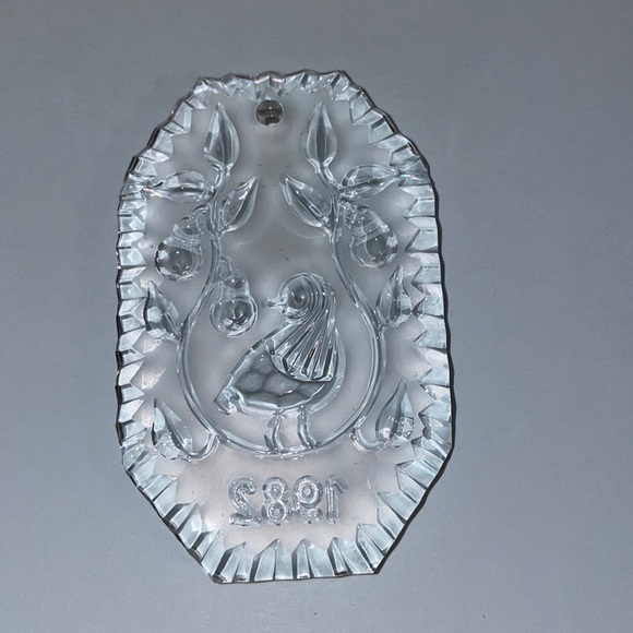 1982 Waterford Crystal PARTRIDGE in A PEAR TREE 12 Days Christmas. - Picture 5 of 15